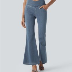 Halara High Rise Flare Jeans S