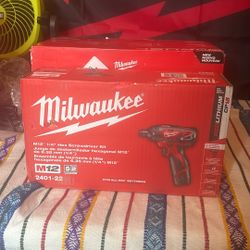 M12 1/4” He. Screwdriver kit, 2401-22