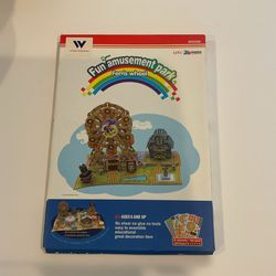 3D Fun Amusement Park Ferris Wheel Park Building Puzzle Set for age 6+