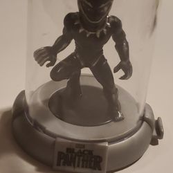 3" Black Panther In Dome Figurine 