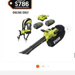 Cordless Leaf Blower/Mulcher/Vacuum 