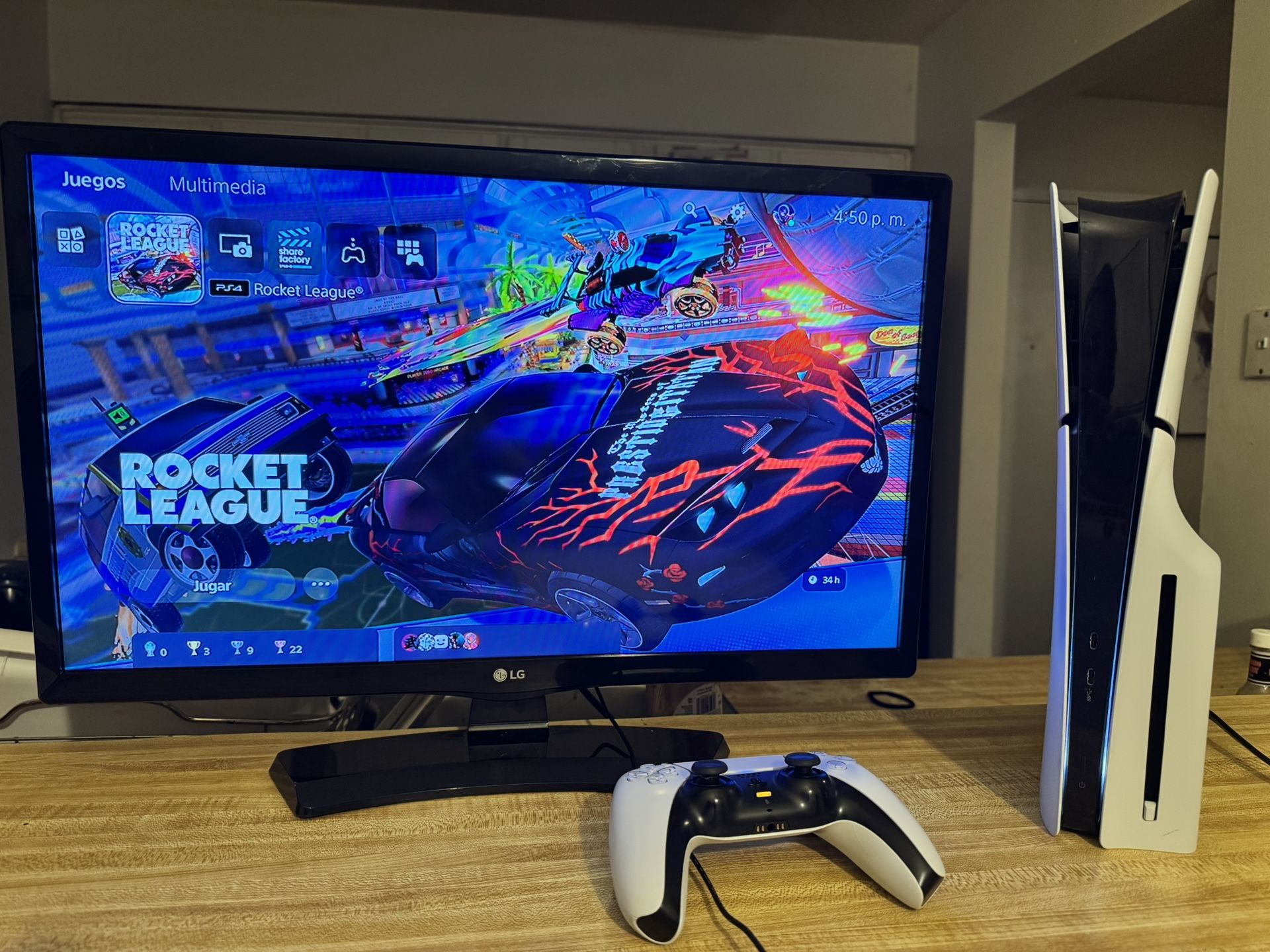 PlayStation 5 Slim With 4 Games ✨