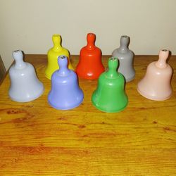 Set Of 7 KNICKERBOCKER MUSICAL TOY BELLS 