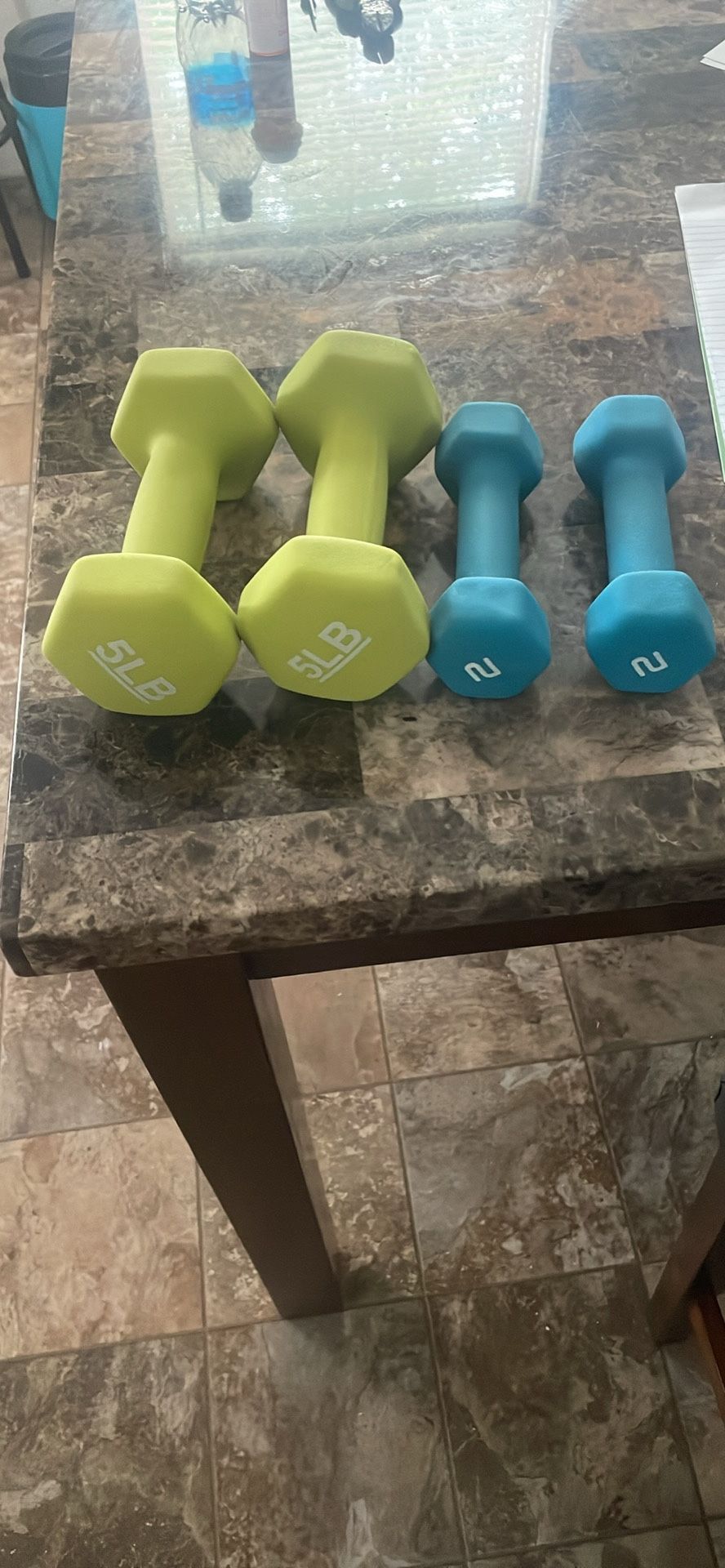 5 & 2 Pound Dumbbells