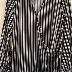 Stretchy Crossover Blouse