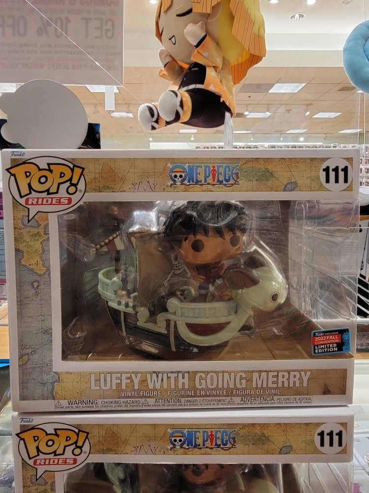 Luffy With Going Merry Animation One Piece Funko Pop Exclusive