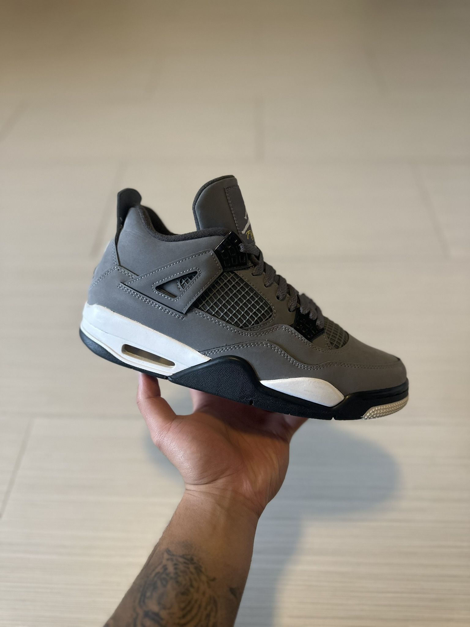 Nike Air Jordan Retro 4 Cool Grey Size 9