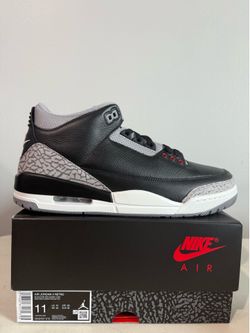 Jordan 3 Black Cement - 11 & 11.5 M