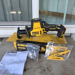 Dewalt Brushless Atomic Reciprocating Saw Tool Only Brand New Hablo Español 