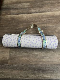 Yoga Mat w/ Decorative Carry Strap