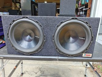 Rockford P3 12" subs in box