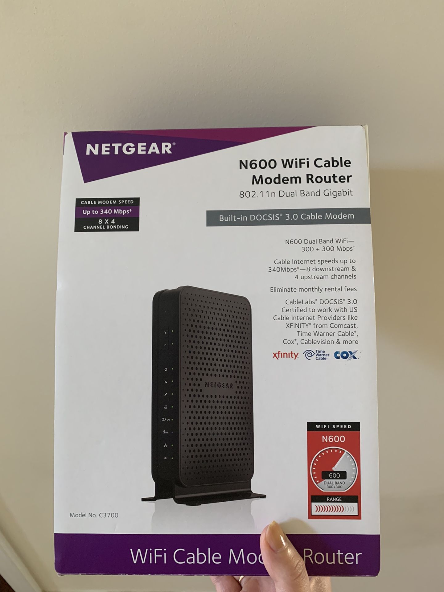Netgear WiFi Cable Modem Router