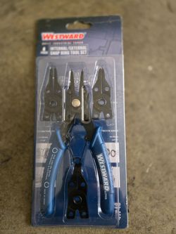 Westward Internal/External Snap Ring Tool Set