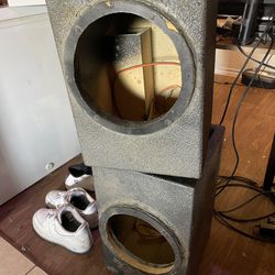 10 Inch Ported Subwoofer Box. (2 Single Boxes)