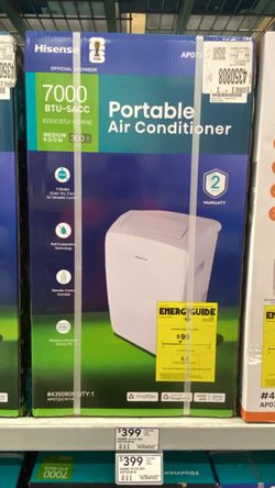 Hisense 7000 BTU Portable Air Conditioner