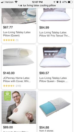Lux living latex pillow outlet