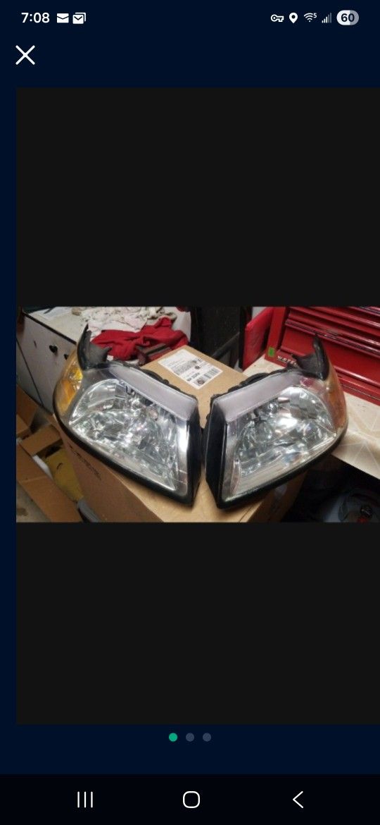 Mustang Head Lights Set