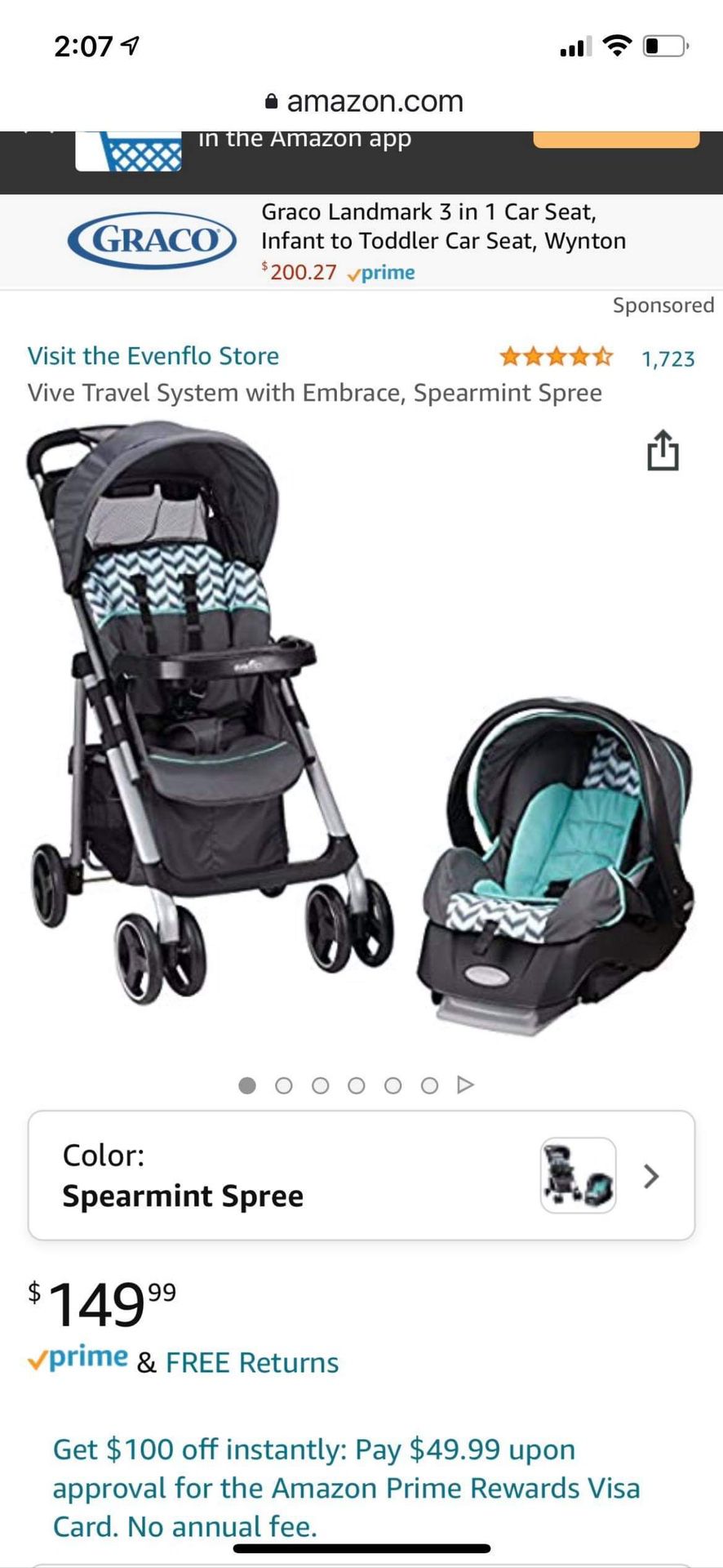Infant Car Seat And Stroller