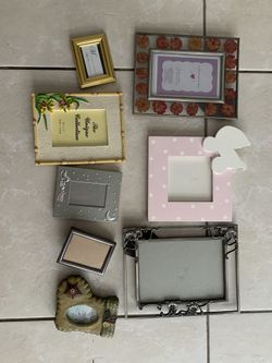 8 Picture Frame  All Different Sizes 