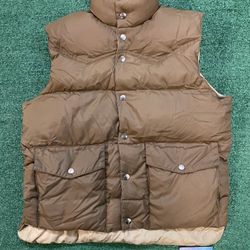 Vintage 1970s Forester brown down vest