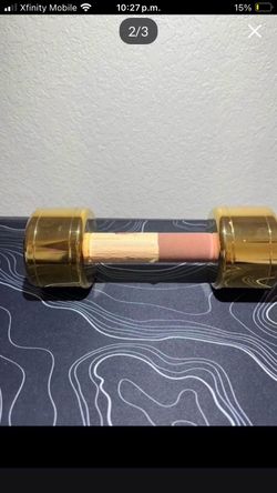 Gold dumbbell 15lbs