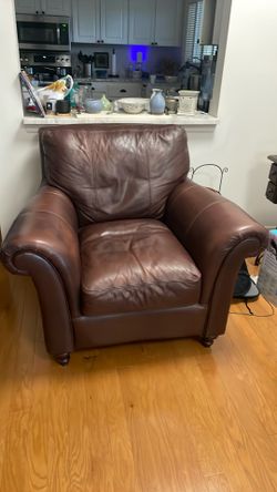 One leather chair