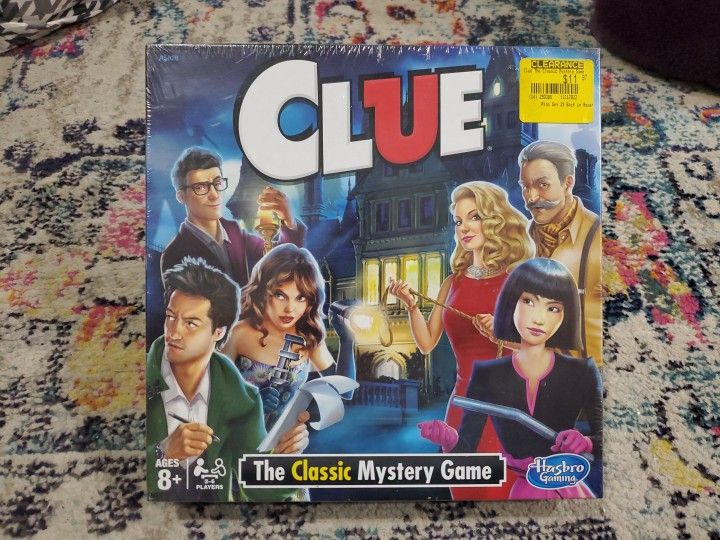 Hasbro Gaming Clue Board Game for Kids Ages 8 and Up Reimagined Multi-color