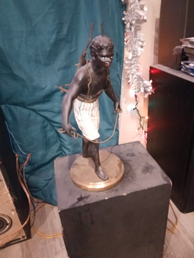 Chinoiserie Vintage Blackamoore Sculpture By * Petites Choses USA