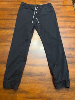 Dark Navy Jogger Pants with Drawstring