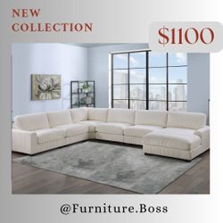 Beige Sofa Sectional - Extra Large Modular Sectionals
