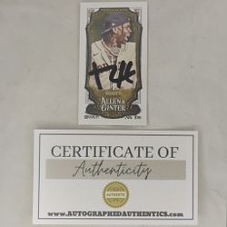 Travis Scott On-Card Autograph 2024 Topps Allen & Hines Mini (Comes With Authentication Card & Authentication Sticker)