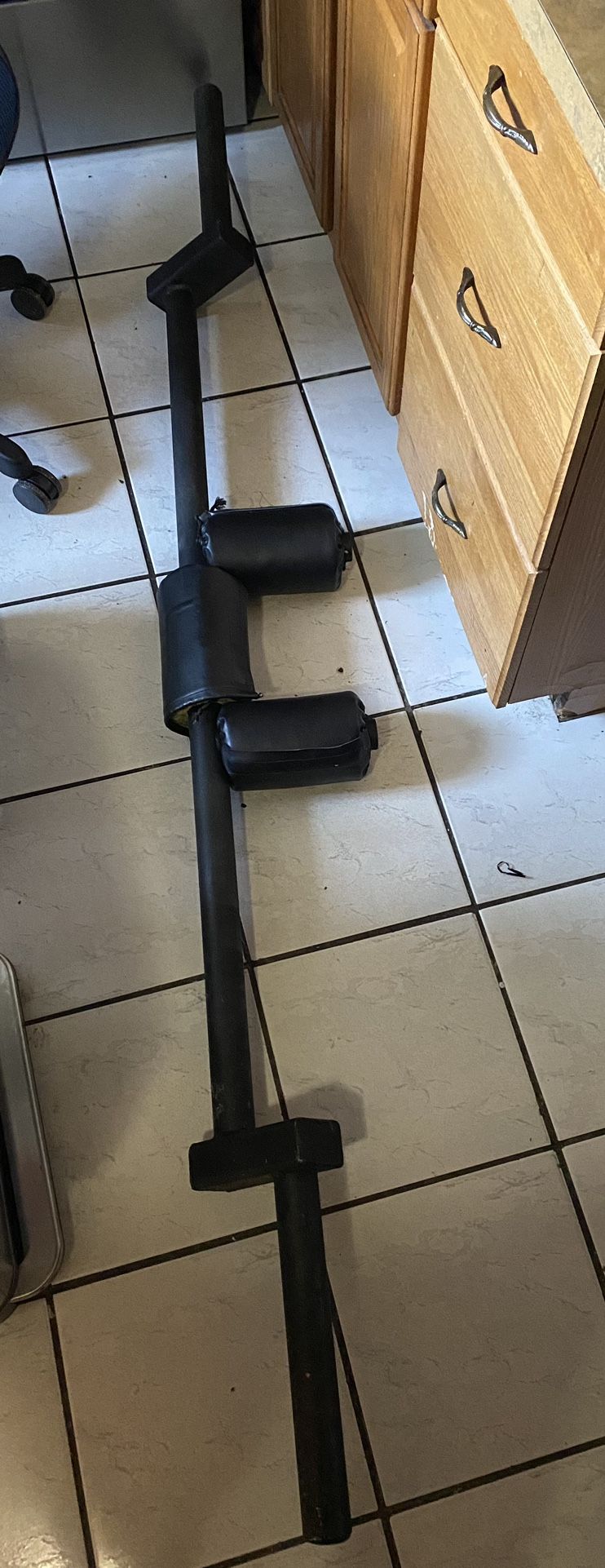 Black Widow SSB Bar Safety Squat Bar -Pesas Weight Barbell Dumbbell Kettlebell Exercise-