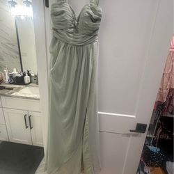 Sage Green Bridesmaid Dress
