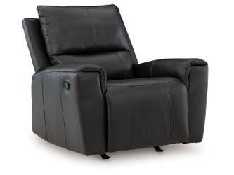 Glossmore Black Rocker Recliner