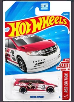 2026 Hot Wheels Honda Odyssey Target red edition