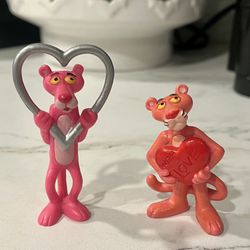 1983 & 1989 Pink Panther Figurines