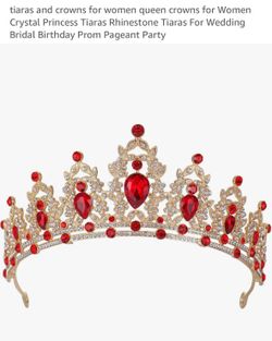 tiaras and crowns for women queen crowns for Women Crystal Princess Tiaras Rhinestone Tiaras For Wedding Bridal Birthday Prom Pageant Party