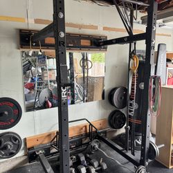 Rogue Gym  Folding Rack Plus 400lbs Of Weights,  Accessories 