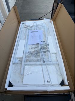 NEW 40” WHITE Office Computer Desk Writing Study Workstation