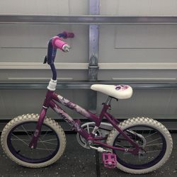 16 Inch Kids Bike for Girls With Princess Helmet