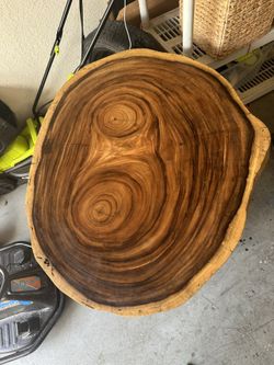 Wood Slab Round 3ft 3 inches wide