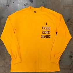 2016 Kanye West Kobe Day Mamba Day Longsleeve Shirt