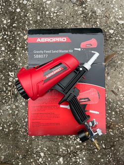 AeroPro Gravity Feed Sand Blaster Kit SB8077