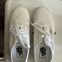 White Vans 7.5 Women’s