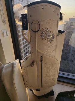 Pearly gates golf bag