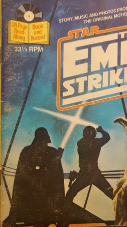 Star Wars The Empire Strikes Back  33  1/ 2 Vinyl Record  Vintage 