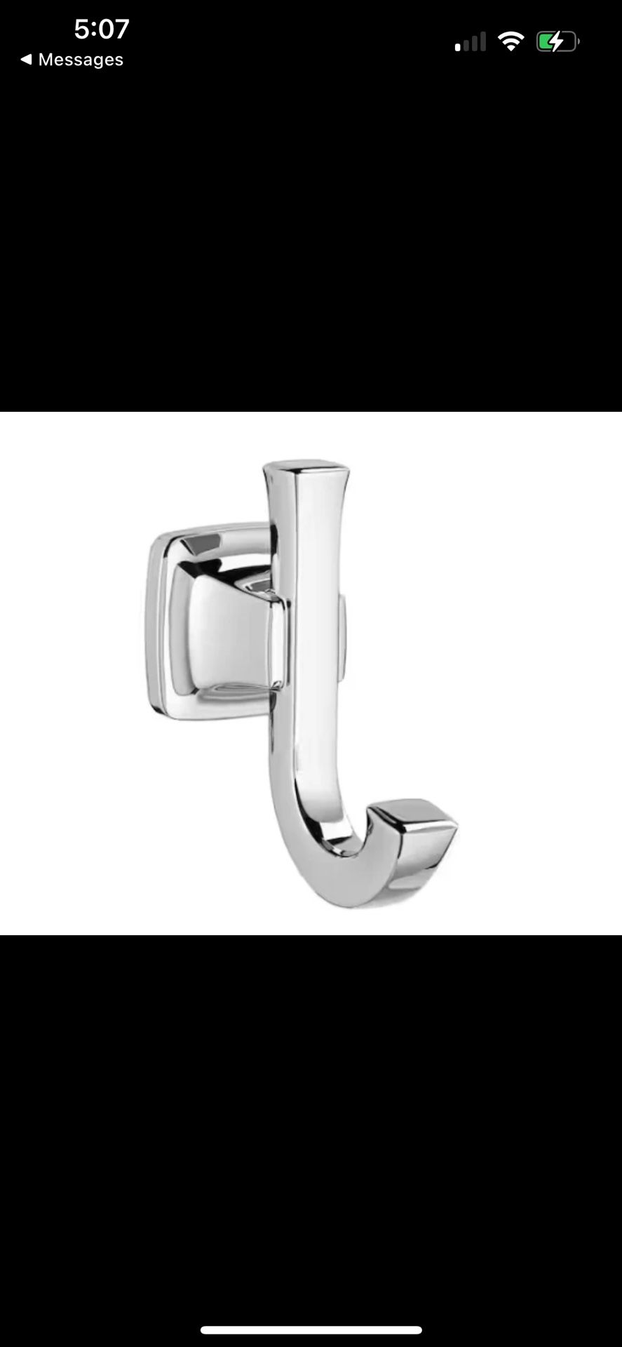 American Standard Townsend Double Robe Hook in Polished Chrome (contact info removed).002