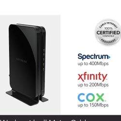 NETGEAR Cable Modem CM500 - Compatible with all Cable Providers incl. Xfinity, Spectrum, Cox | For Cable Plans 