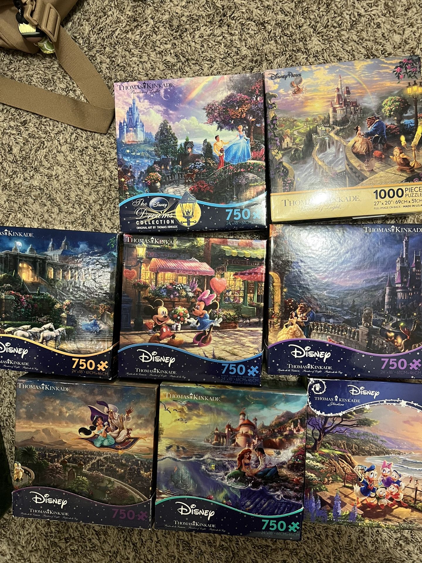 Disney Thomas Kinkade Puzzles
