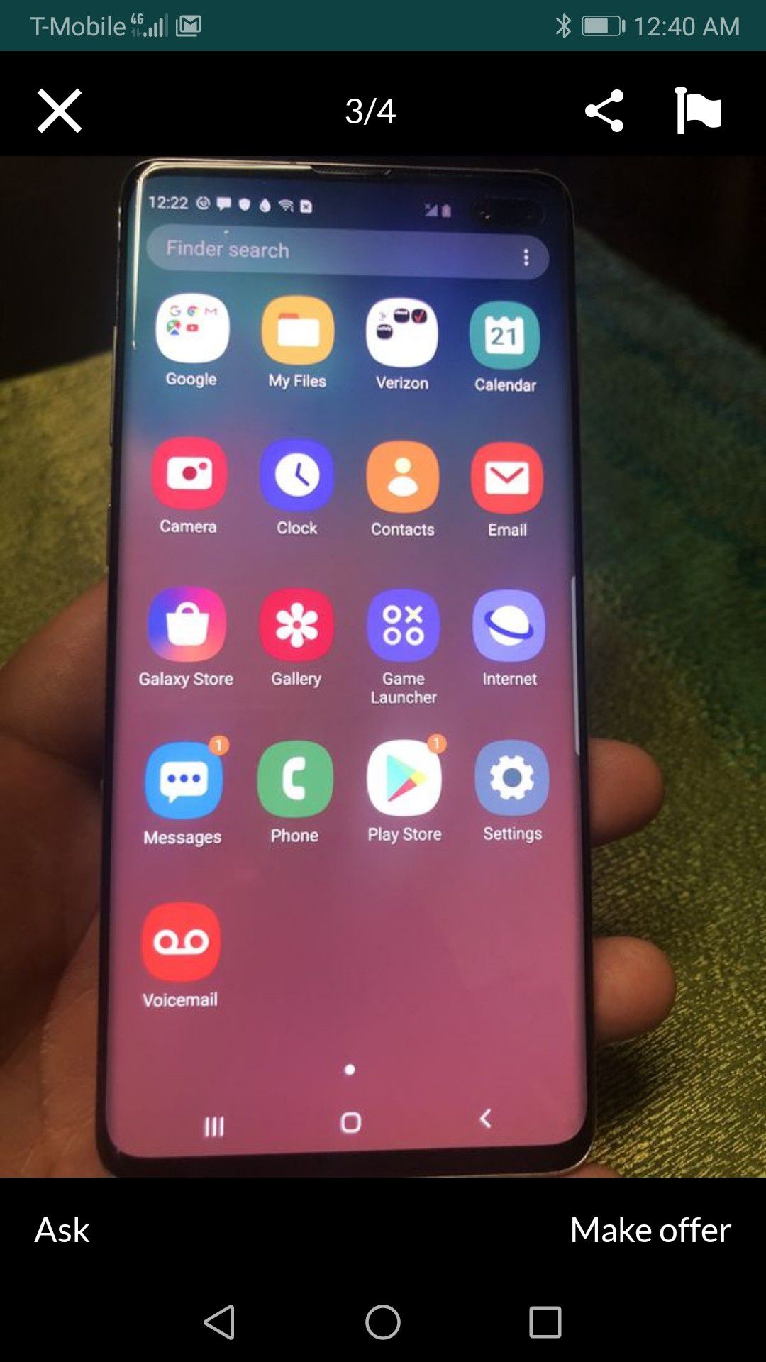 Selling my galaxy s 10 plus unlucked